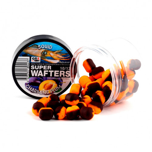 Бойлы нейтральной плавучести (Wafters) GBS Кальмар-Чарующая слива 10х13мм