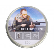 Пуля пневм. Borner "Hollow Point",  4,5 (250 шт.) 0,58гр. 9 gr