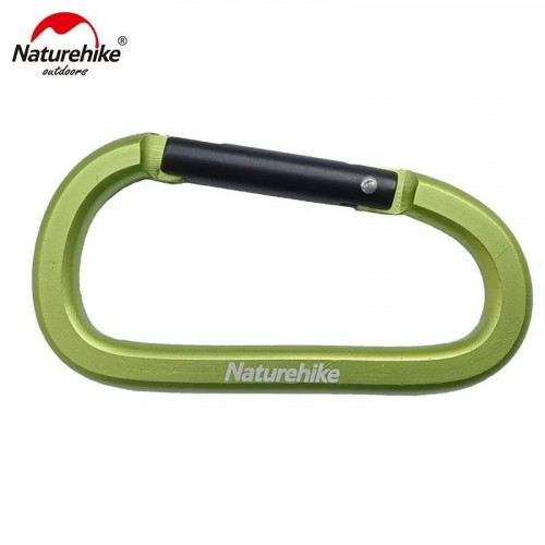 Карабин Naturehike d-type 8cm NH15A001-H (Green)