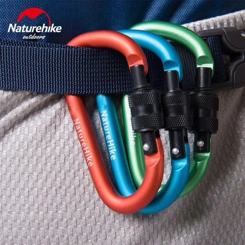 Карабин Naturehike Strap Lock 6cm NH15A005-H (Green)