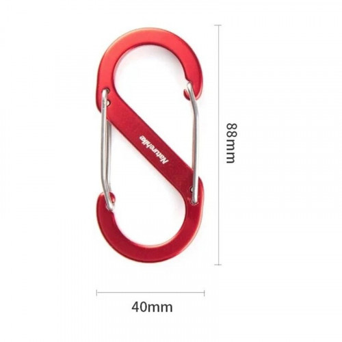 Карабин Naturehike S-Type NH20GS004 Red 8cm