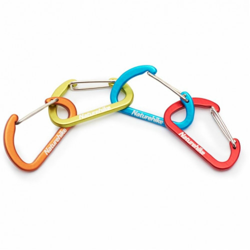 Карабин Naturhike D-shaped 4cm (2packs) NH15A004-H (Orange)