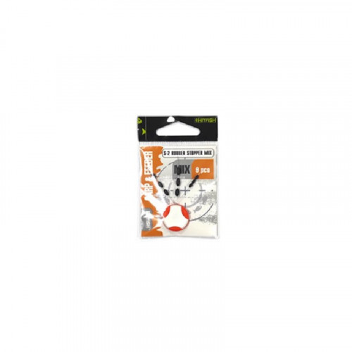 Стопор HITFISH Carp&Feeder S-2 RUBBER STOPPER MIX (9 шт/уп)