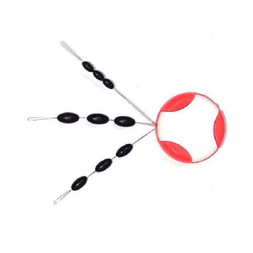 Стопор HITFISH Carp&Feeder S-2 RUBBER STOPPER MIX (9 шт/уп)