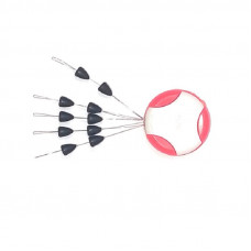 Стопор HITFISH Carp&Feeder S-7 RUBBER TAPER STOPPER  (9 шт/уп)