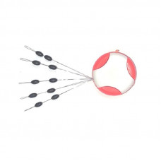 Стопор HITFISH Carp&Feeder S-8 RUBBER LINE STOPPER #1 9 шт