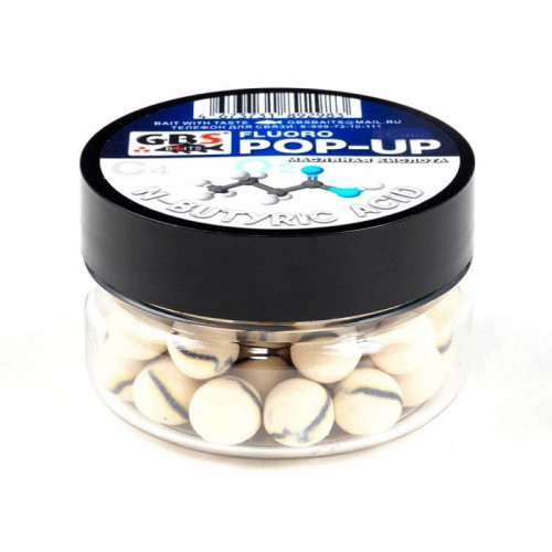 Бойлы GBS Baits Pop-up плавающие 10мм 40гр N-Butyric Acid Масляная кислота