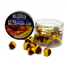 Бойлы GBS Baits Pop-up плавающие 12мм 40гр Crab-banana Краб-банан