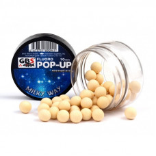 Бойлы GBS Baits Pop-up плавающие 12мм 40гр Milky Way Молоко