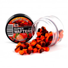 Бойлы нейтральной плавучести (Wafters) GBS Монстр-краб-клубника 8х10мм