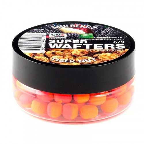 Бойлы нейтральной плавучести (Wafters) GBS Шелковица-Тигровый орех 6х9мм