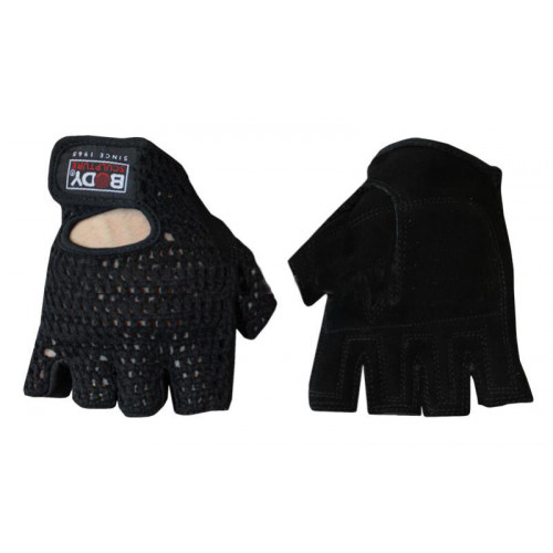 Перчатки SOLEX BW-83N-BP-XL с сеткой кожа, открытые пальцы, р-р XL