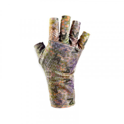 Перчатки VEDUTA солнцезащитные UV Gloves Reptile Skin Forest Camo L мужские