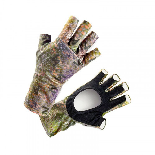 Перчатки VEDUTA солнцезащитные UV Gloves Reptile Skin Forest Camo L мужские