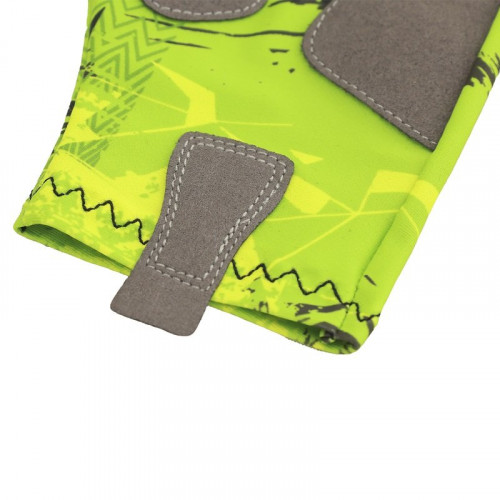 Перчатки для рыбалки летние Aquatic UPF50+ (цвет: camo lime khaki, размер L/XL)