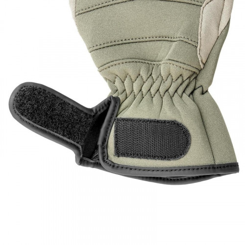 Перчатки рыбацкие FISHER неопрен. на липучке, цв.хаки р.XL (HS-HY-D13-XL) Helios