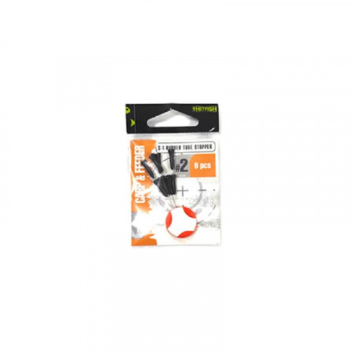 Стопор-отбойник HITFISH Carp&Feeder S-1 RUBBER TUBE STOPPER #1 (9 шт/уп)