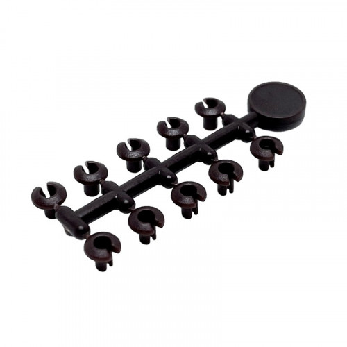 Стопор-шляпка для крепления бойла (коричневый) CarpHunter Stopper Floss Caps (brown) PREMIUM (20 шт.