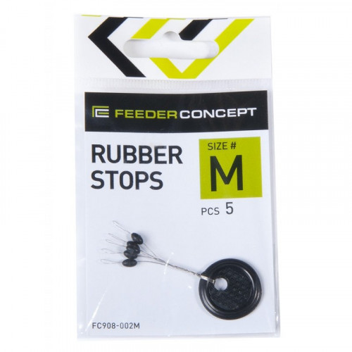 Стопоры резин. Feeder Concept RUBBER STOPS р.005XXL 5шт.