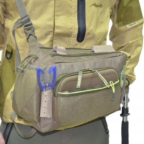 Сумка Aquatic СК-26Х рыболовная с коробками Fisherbox (цвет: хаки)