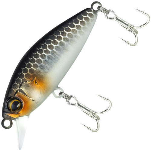 Воблер JACKALL Abbey Minnow 38SF 2.4g uv mat silver & black
