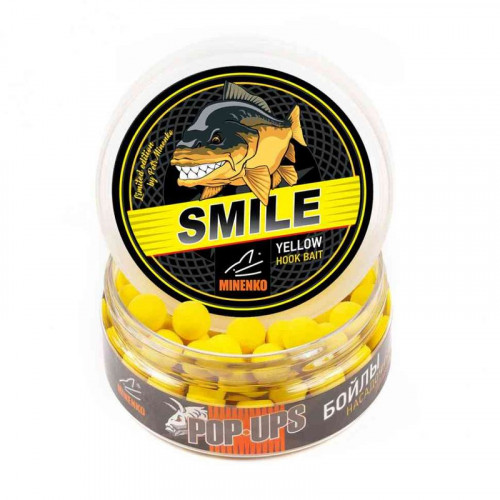 Бойлы плавающие MINENKO STRAWBERRY (SMILE) Pop-Up 12мм 5570