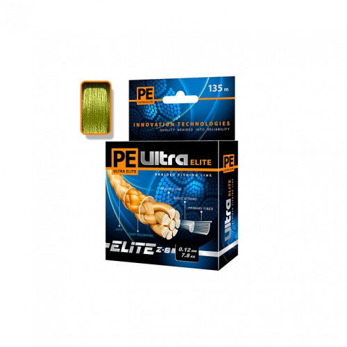 Плетеный шнур PE ULTRA ELITE Z-8 0,12mm 135m