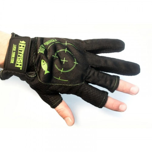 Перчатки HITFISH Glove-02 (цв. Зеленый; размер: L)
