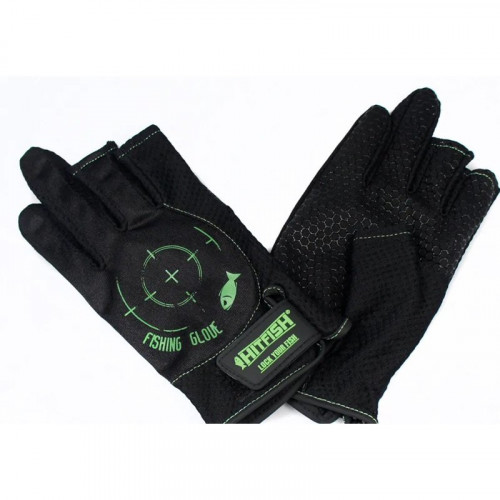 Перчатки HITFISH Glove-02 (цв. Зеленый; размер: L)