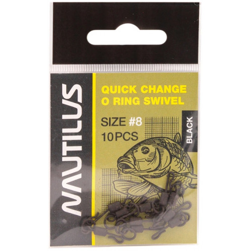 Быстросъемный вертлюг с кольцом Nautilus Quick Change O Ring Swivel # 8