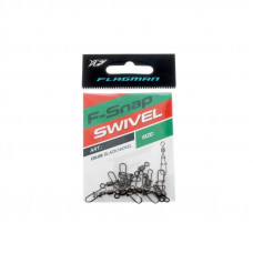 Вертлюг с застежкой американка Flagman Swivel-F Snap #12