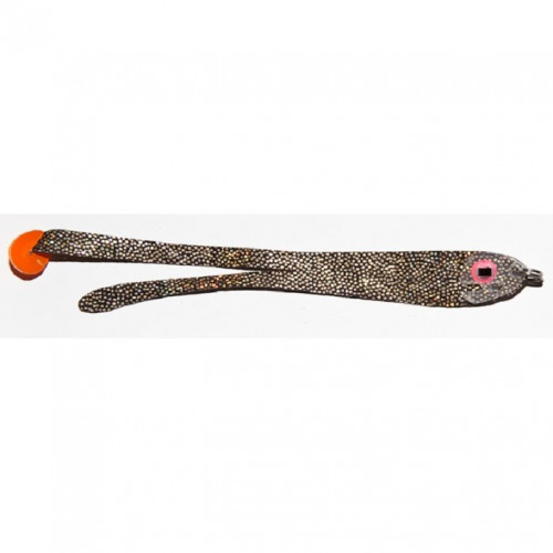 Плоская приманка Flat Bait ASmak Двухвост. 10см. Черное золото
