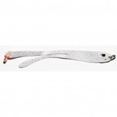 Плоская приманка Flat Bait ASmak Двухвост. 8см.  Белый