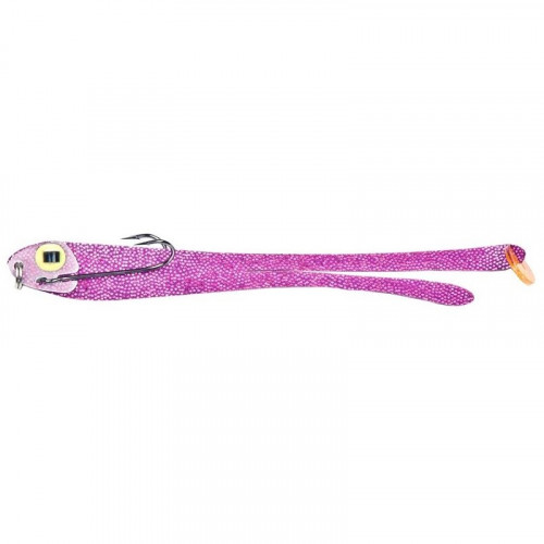 Плоская приманка Flat Bait ASmak Двухвост. 8см. Розовый