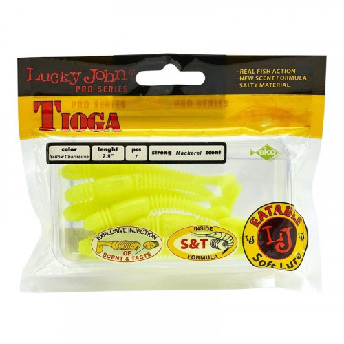 Виброхвост  2,9 TIOGA  LUCKY JOHN*7 140103-S88