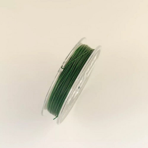 Поводковый материал Caiman Skin Flex в оплетке Olive 10m 20lbs 215864