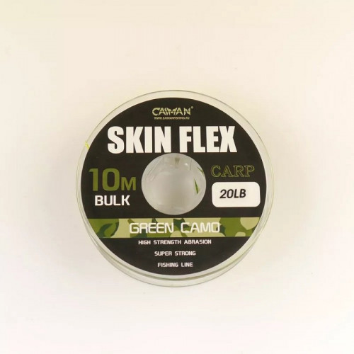 Поводковый материал Caiman Skin Flex в оплетке Камуфляж 10m 20lbs 215866