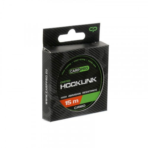 Поводковый материал Carp Pro Soft Coated Hooklink Camo 15м 20lb