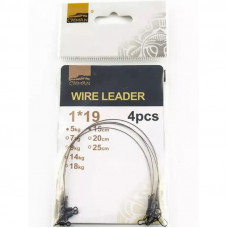 Поводок Caiman Wire Leader 4 шт. в уп 1x19 15 см 5 кг 186543