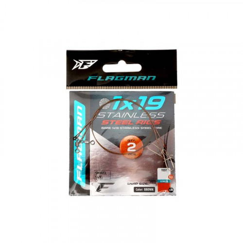 Поводок Flagman X19 10кг 30см