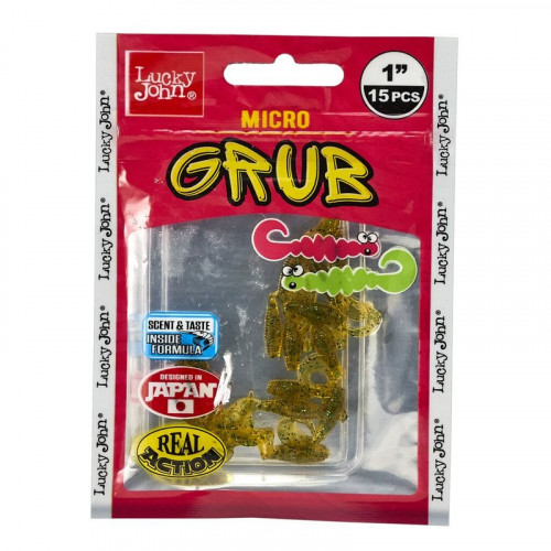 Твистеры съедоб. искусст. LJ Pro Series MICRO GRUB 1,0 (02,50)/PA19 15у