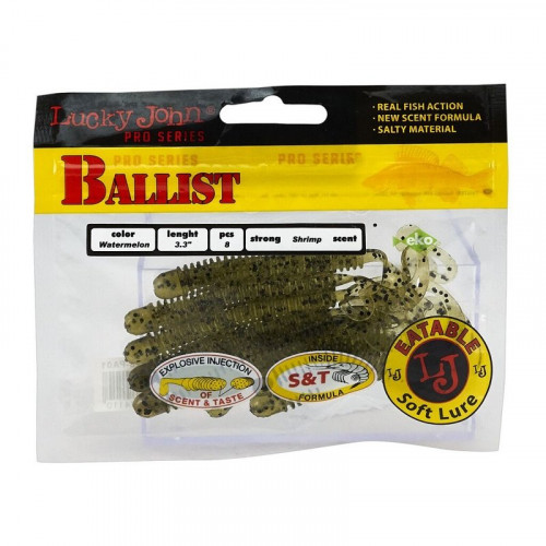 Твистеры съедобные LJ Pro Series BALLIST 3.3/PA01 8у