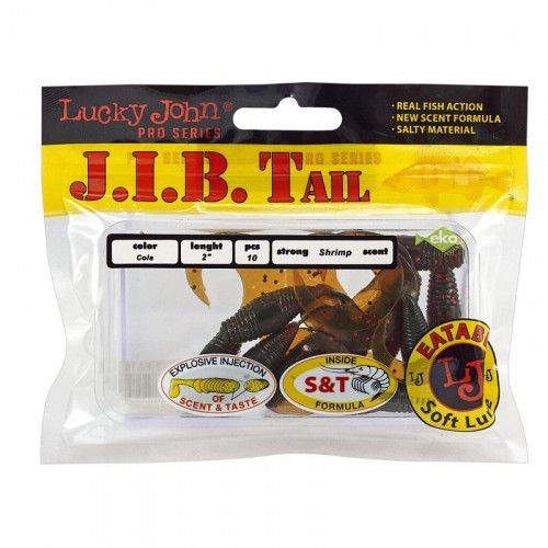 Твистеры съедобные LJ Pro Series J.I.B TAIL 2 /PA16 10шт