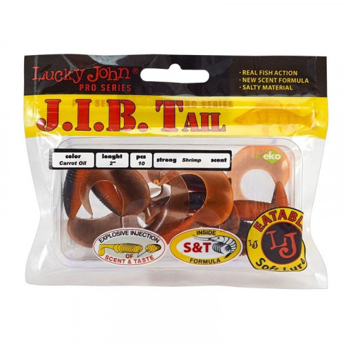 Твистеры съедобные LJ Pro Series J.I.B TAIL 2 /T28 10шт