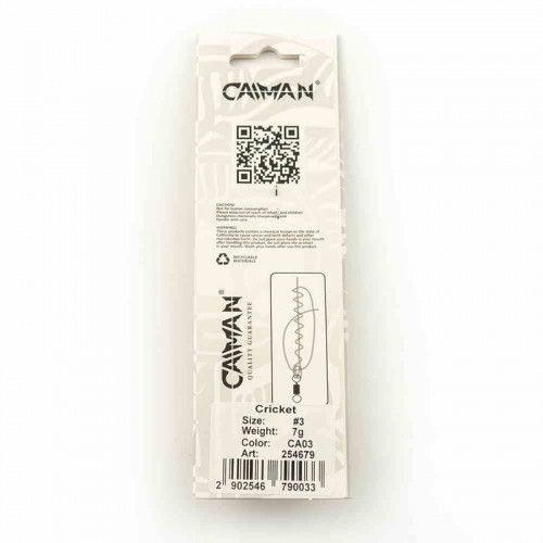 Блесна вращающаяся Caiman Cricket 7гр #3 цвет CA03