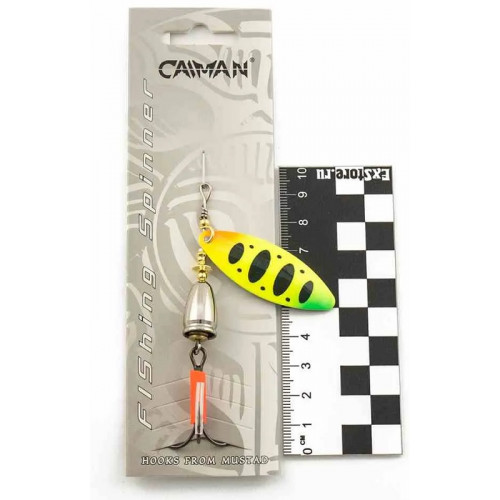 Блесна вращающаяся Caiman Longy Accoustic 14гр #4 цвет CA50