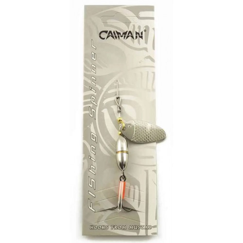 Блесна вращающаяся Caiman Oval core 10гр #4 цвет CA02