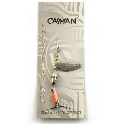 Блесна вращающаяся Caiman Oval core 5гр #2 цвет CA02
