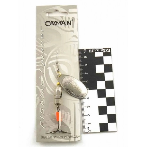 Блесна вращающаяся Caiman Round light 10гр #4 цвет CA02