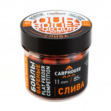 Бойлы Carp House вареные насадочные 11мм Слива (банка 85гр)